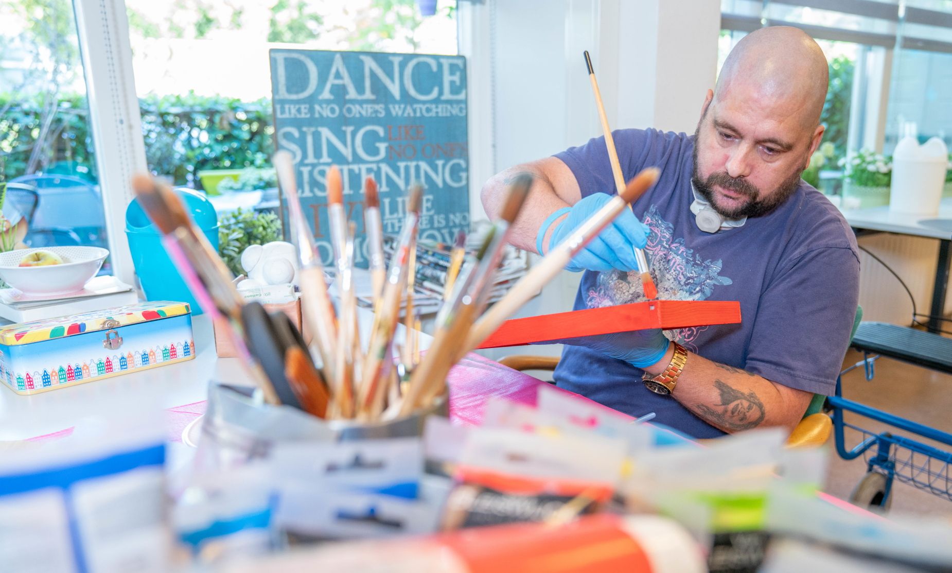 CH NAH Waterhoen Louis Van Brabant Schilderen 4 PZC Dordrecht-NAH